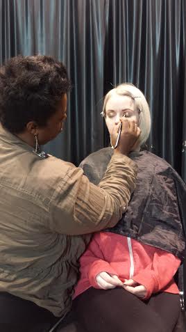 Makeup Artist Shannon Stiles in Action!